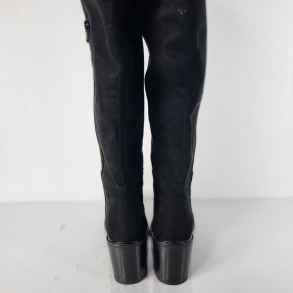 Seychelles Paradise City Leather Over the Knee Boots Black Size 6 - Picture 6 of 16